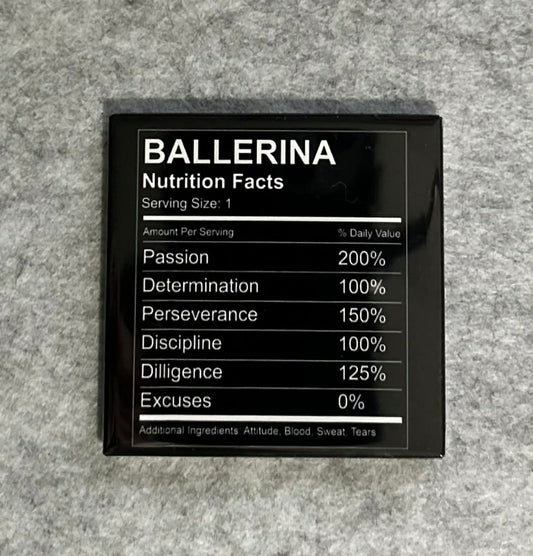Ballerina Nutrition Magnet