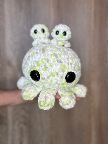 Mini Kawaii Octopus Family