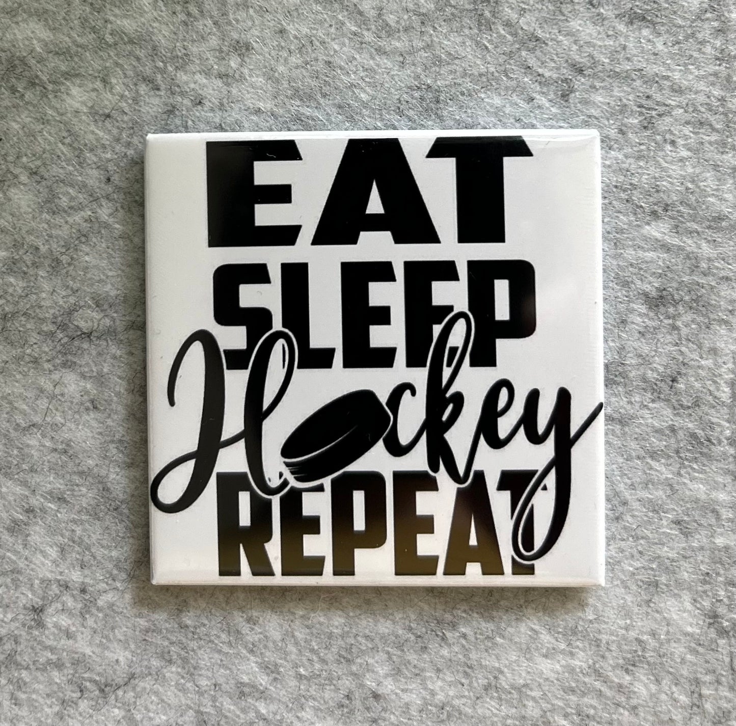 Eat Sleep Hockey Repeat Magnet