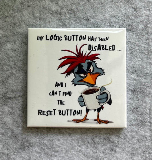 Logic Button Magnet